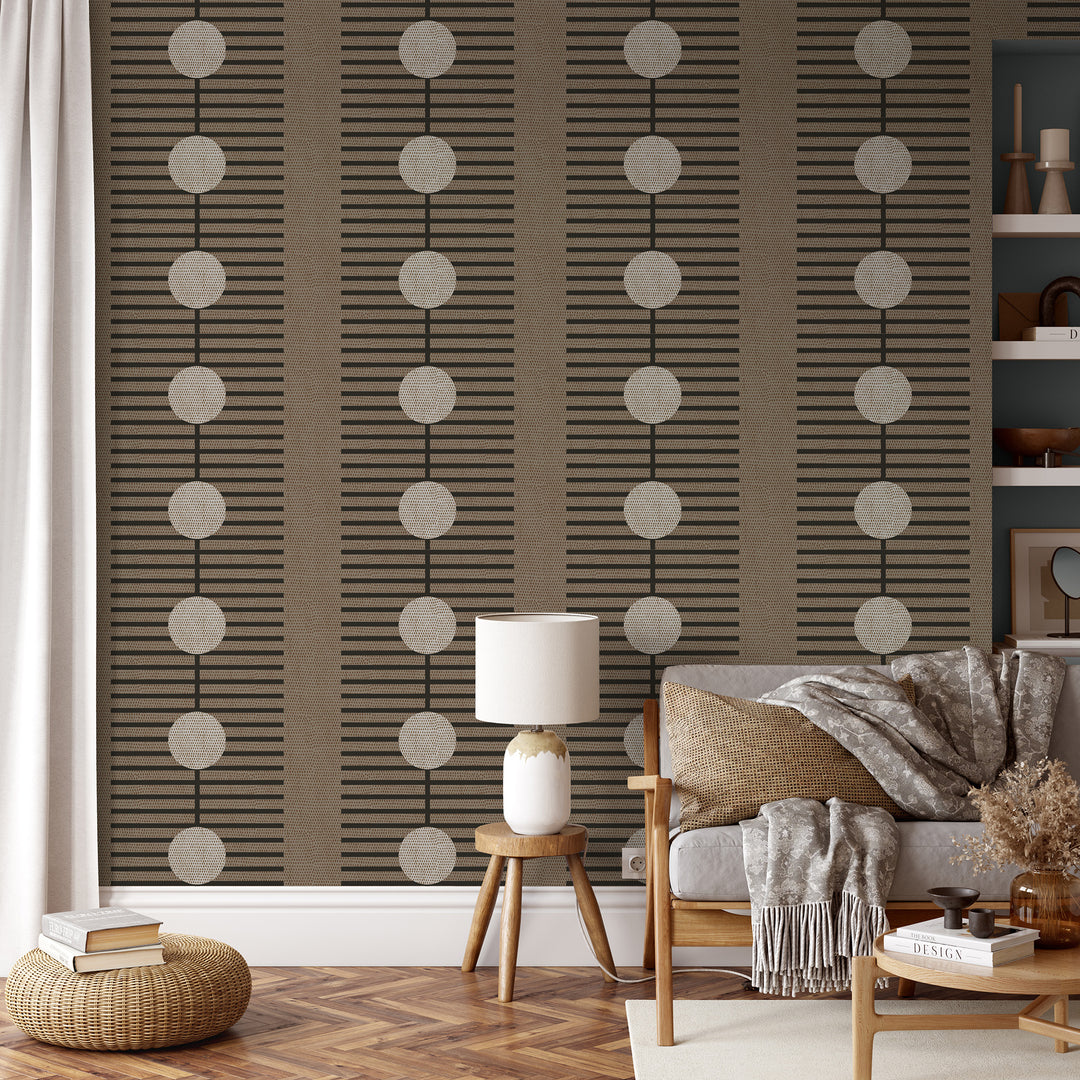 Nomalanga - Mocha Black Wallpaper by Forbes Masters