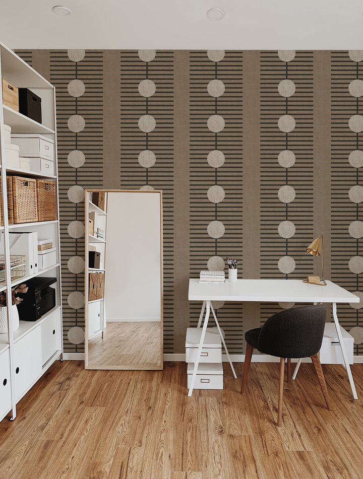 Nomalanga - Mocha Black Wallpaper by Forbes Masters