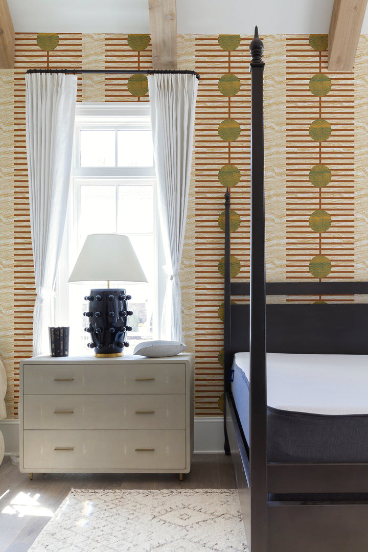 Nomalanga - Terracotta Wallpaper by Forbes Masters