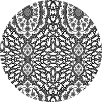 Ottoman Jewel - Blues & Coral Wallpaper