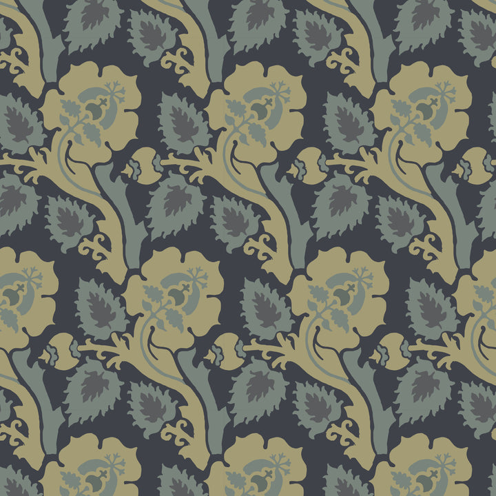 Paisley Briar - Golden Hour Botanical Wallpaper