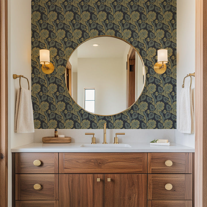Paisley Briar - Golden Hour Botanical Wallpaper