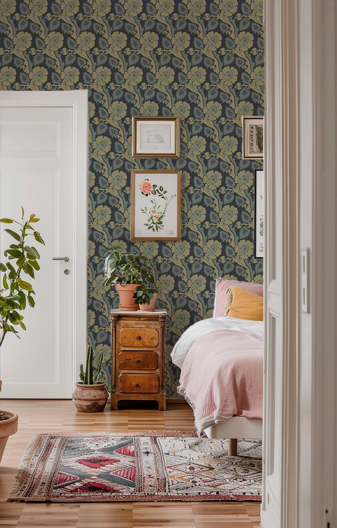 Paisley Briar - Golden Hour Botanical Wallpaper