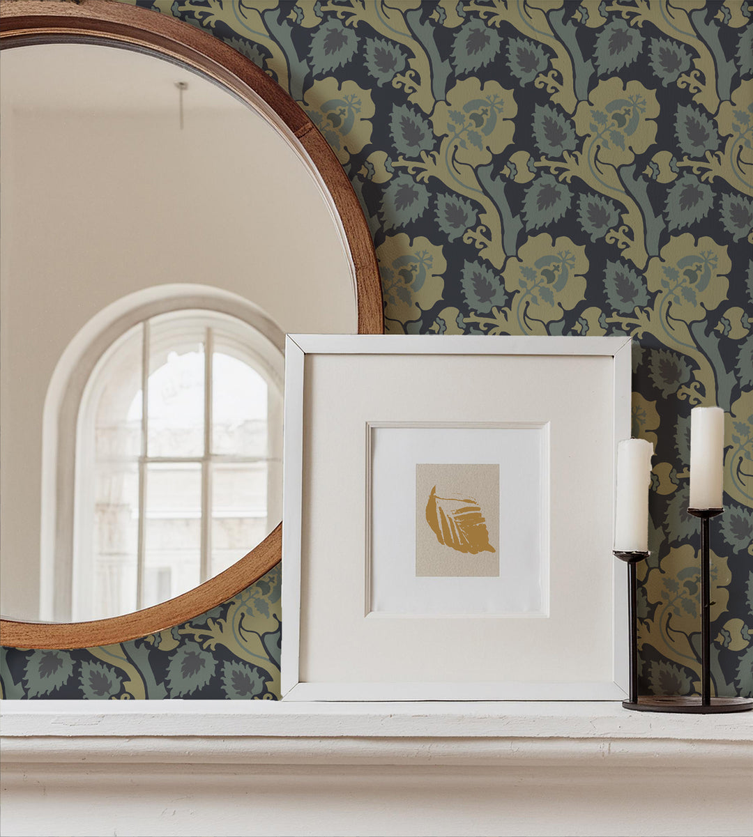 Paisley Briar - Golden Hour Botanical Wallpaper