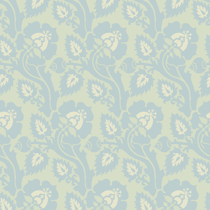 Paisley Briar - Pastel Pond Botanical Wallpaper