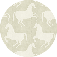 Paper Horses - Pewter Blue Wallpaper