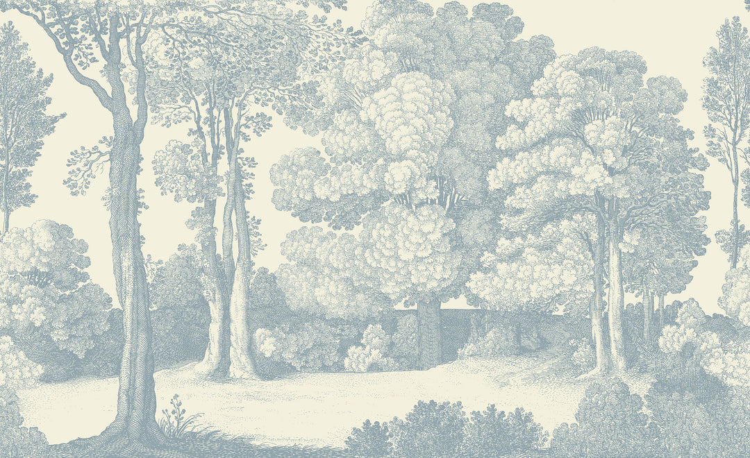 Mineral Spring Wall Mural - Pale Blue