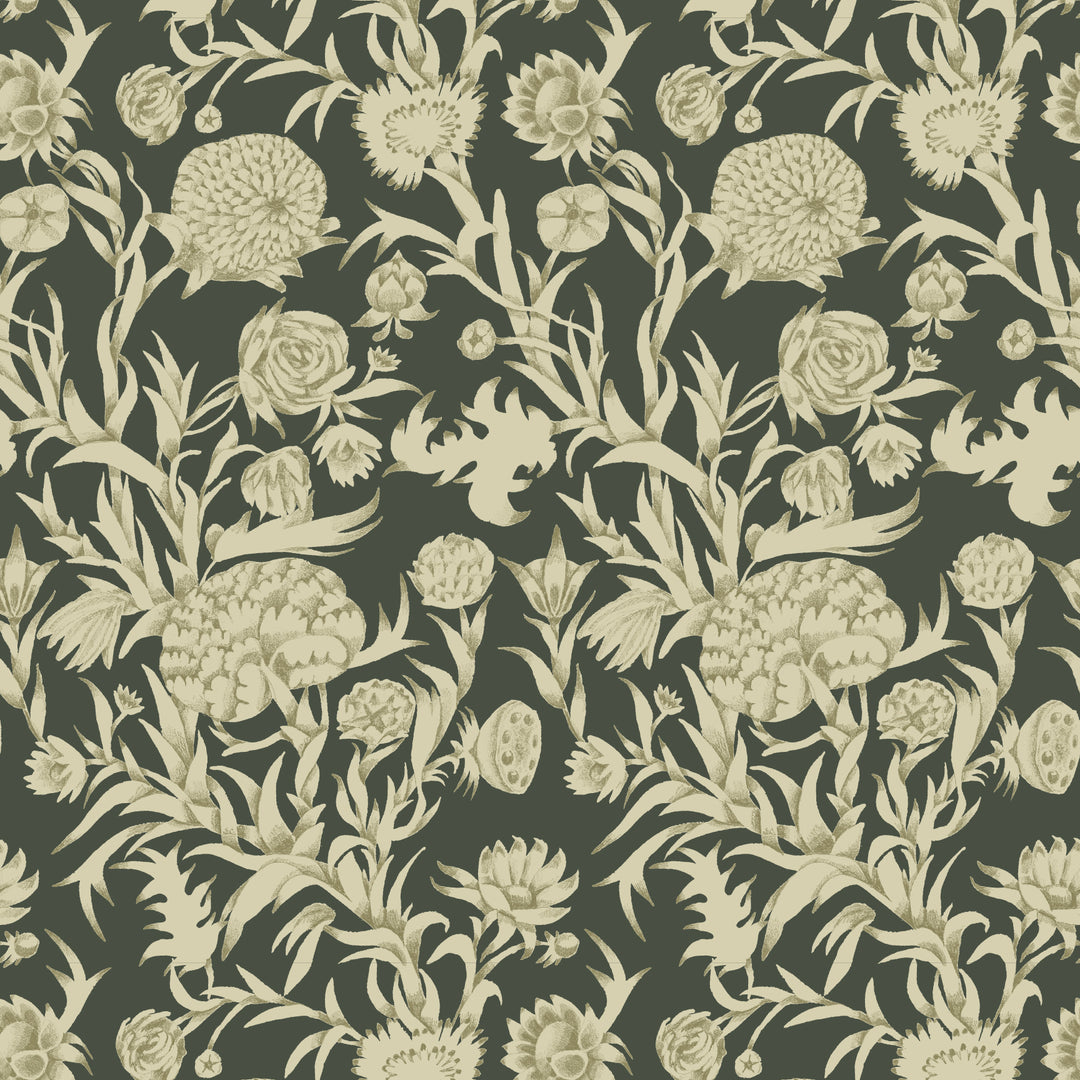 Blooming Thicket - Goldenrod Wallpaper