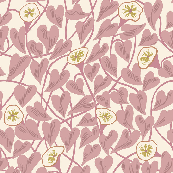 Climbing Vine - Dusty Blush Wallpaper