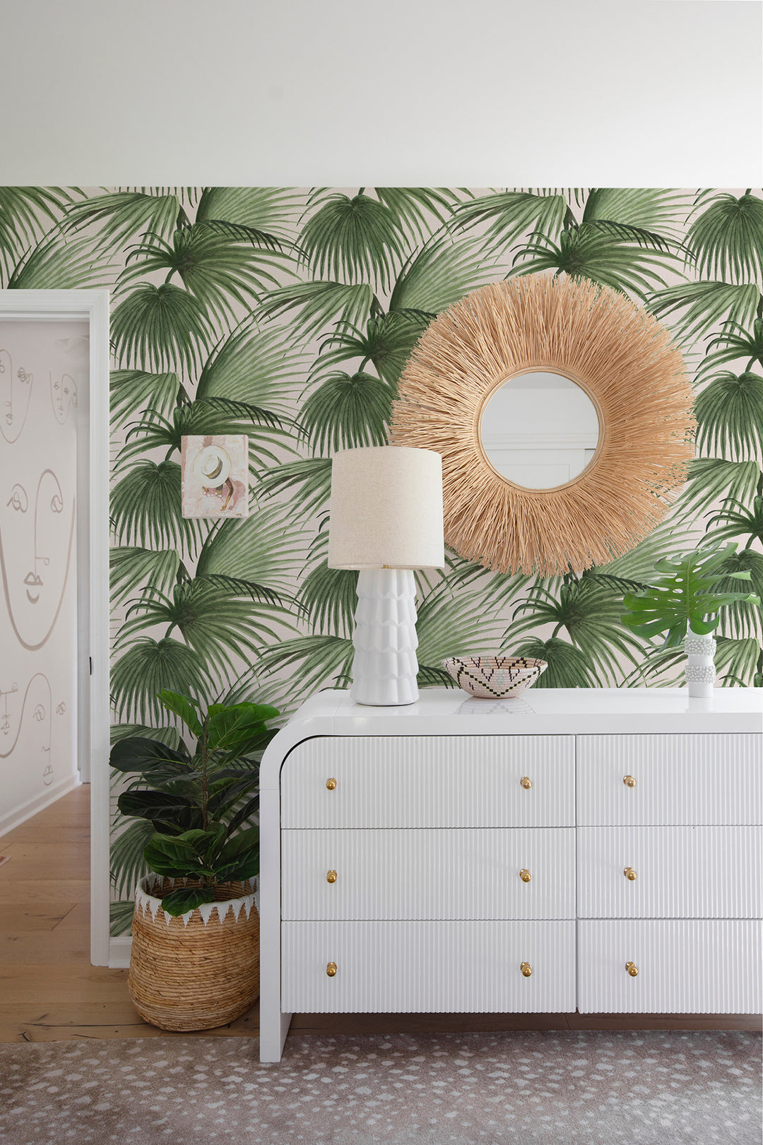 Pawley’s Island Palms - Barely Blush by Megan Molton