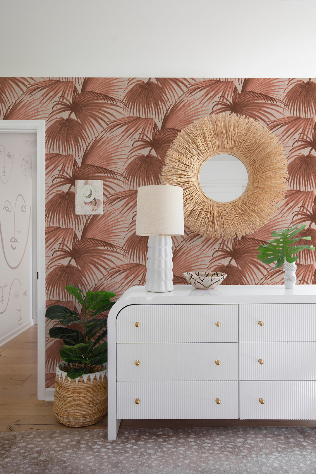 Pawley’s Island Palms - Golden Umber Clay by Megan Molton
