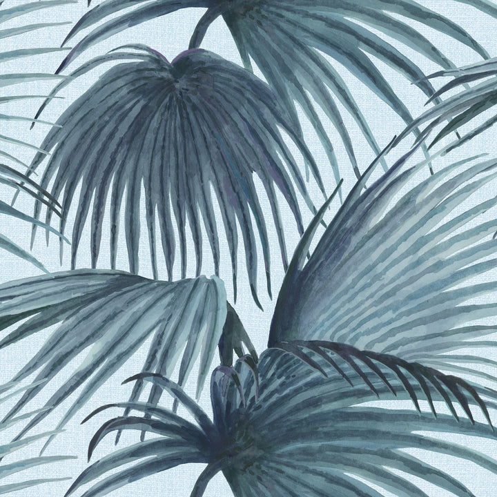 Pawley’s Island Palms - Serene Sky Blue by Megan Molton