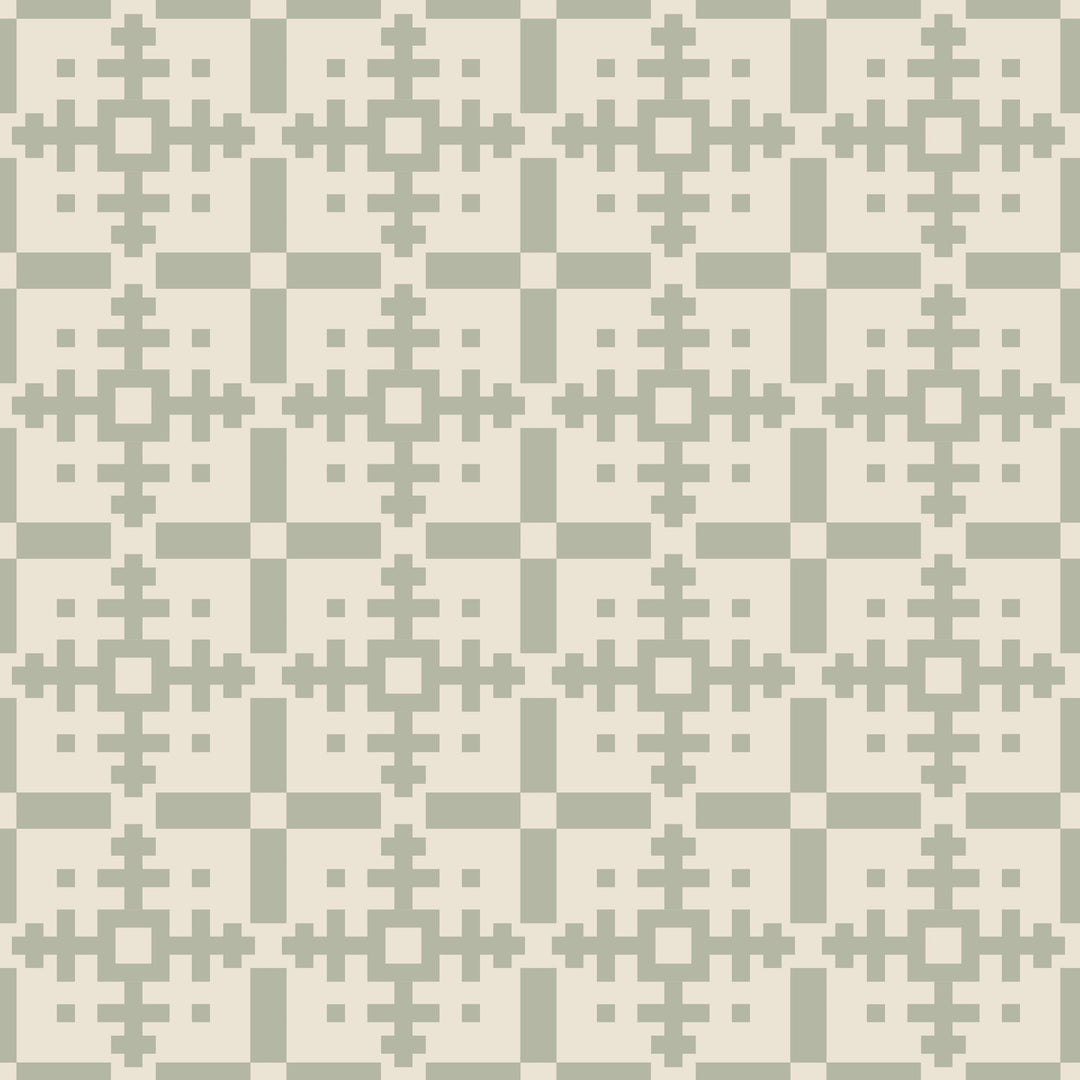 Piazza - Parchment Sage Wallpaper