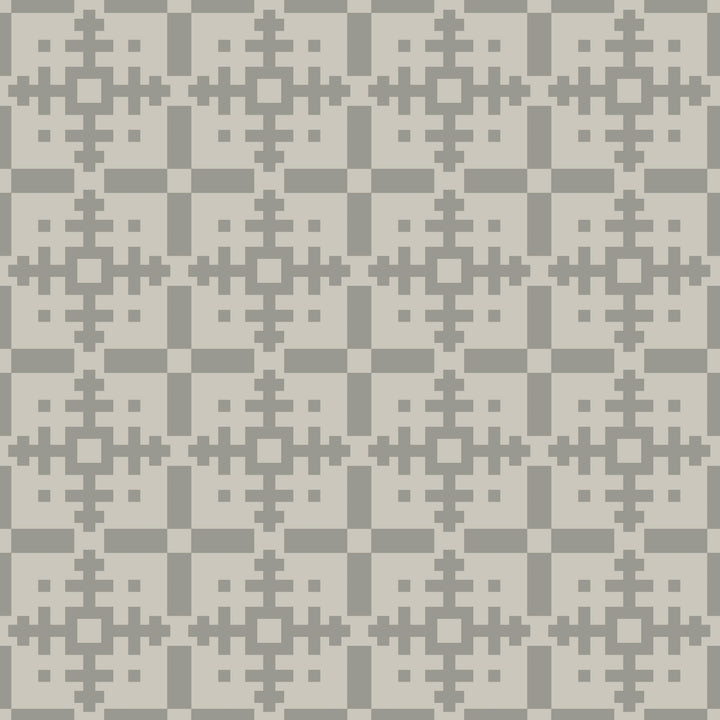 Piazza - Walnut Wallpaper