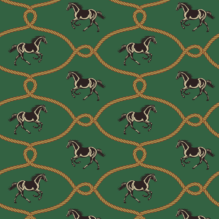 Rider's Knot - Hunt Club Green Wallpaper