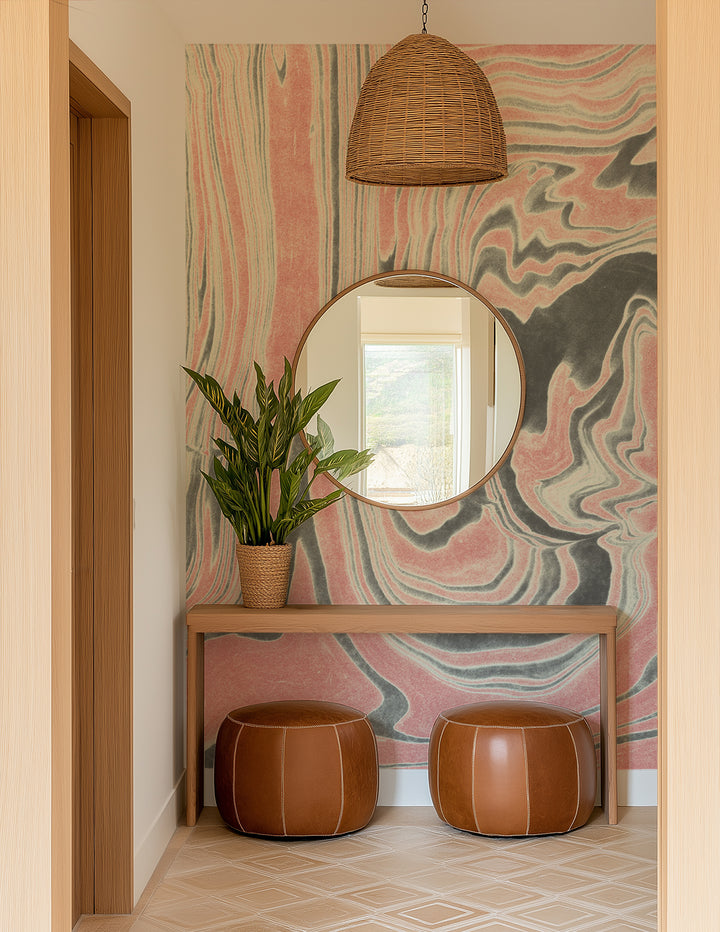 Rose Ring Marble Wall Mural