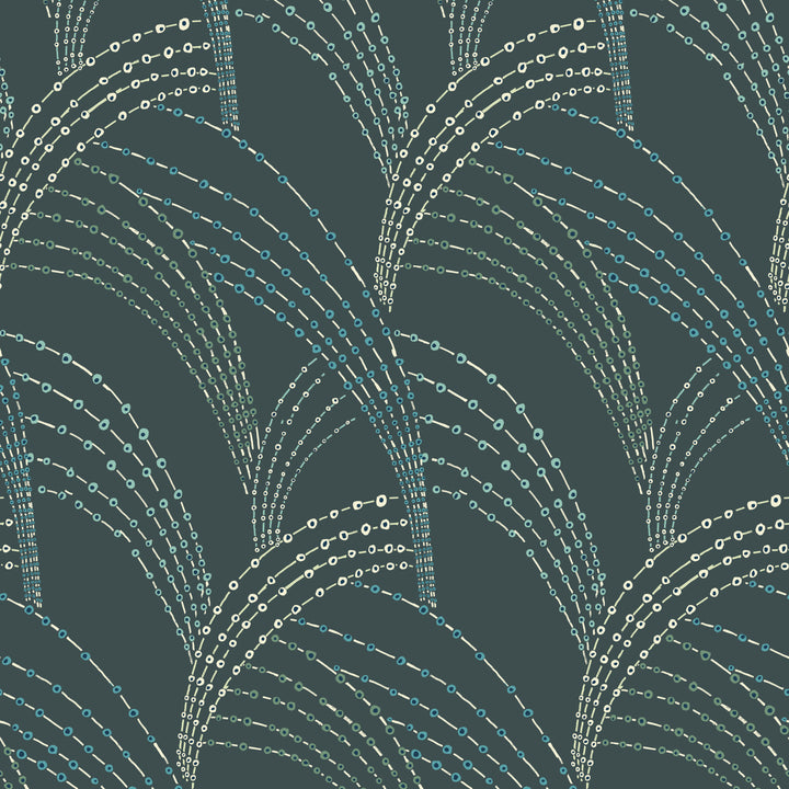 Sea Grass - Black Moss Wallpaper