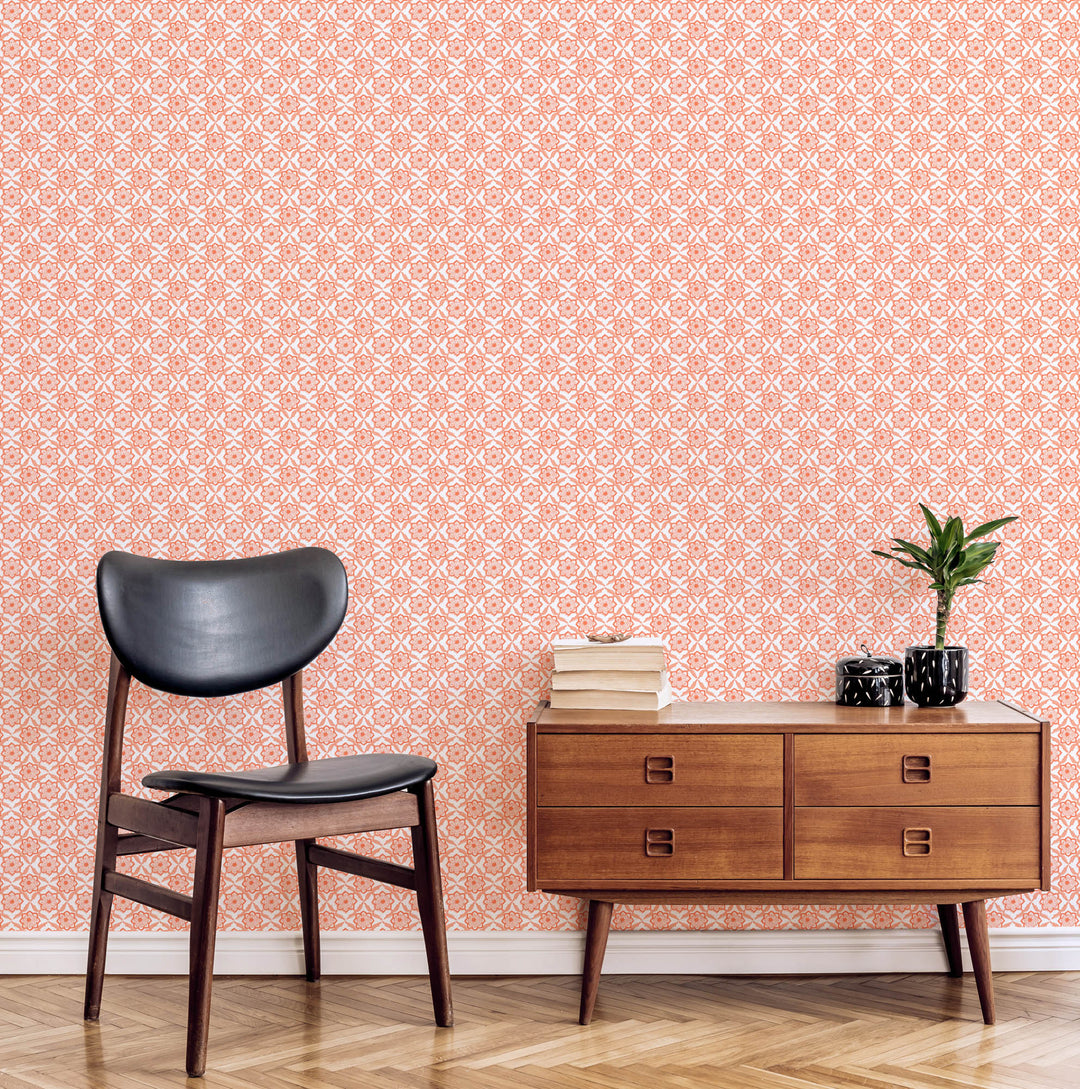 Seraphim - Orange Wallpaper by August Table