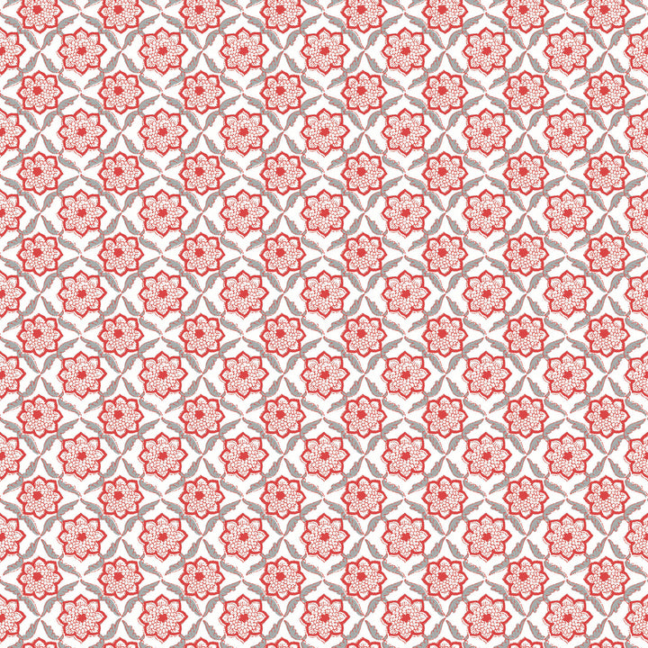 Seraphim - Red and Gray Wallpaper by August Table