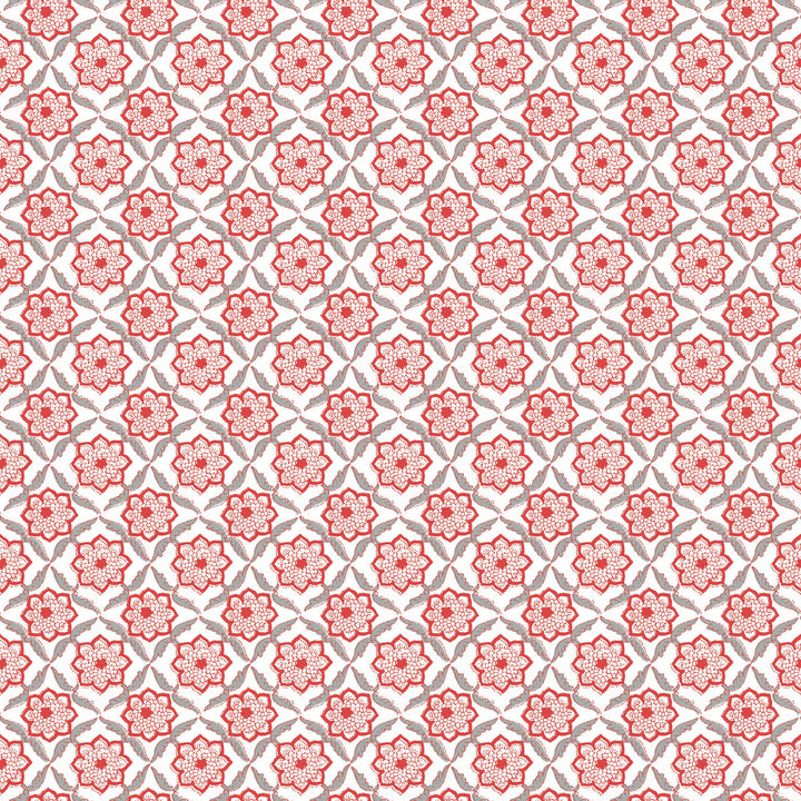 Seraphim - Red and Gray Wallpaper by August Table