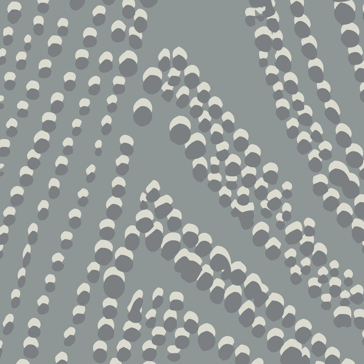 Shagreen Waves Wall Mural - Slate Gray