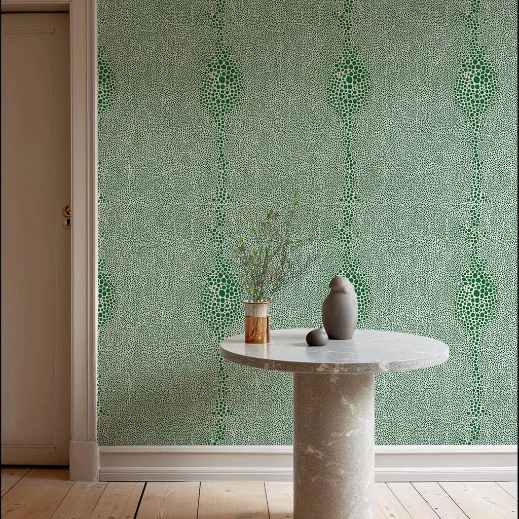 Shagreen - Signature Green Wallpaper by Mrs. Paranjape