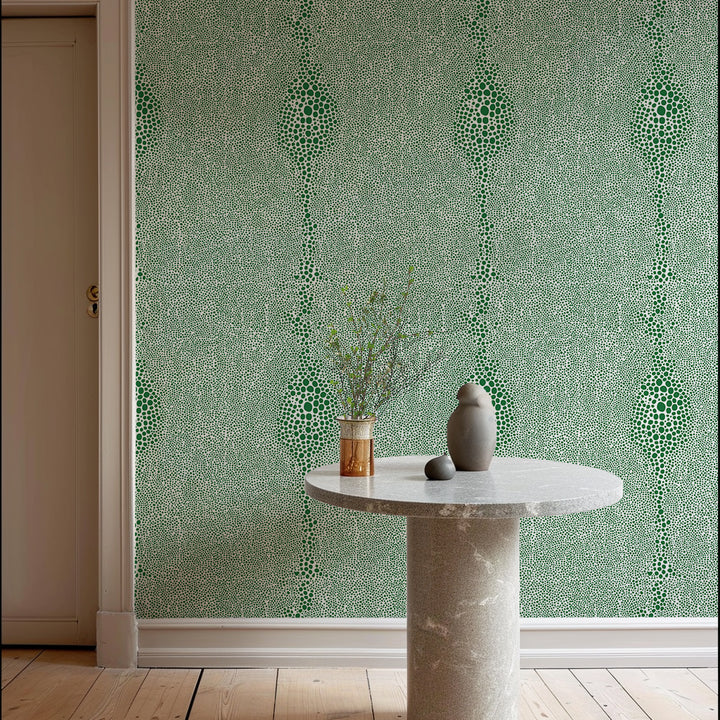 Shagreen - Signature Green Wallpaper by Mrs. Paranjape