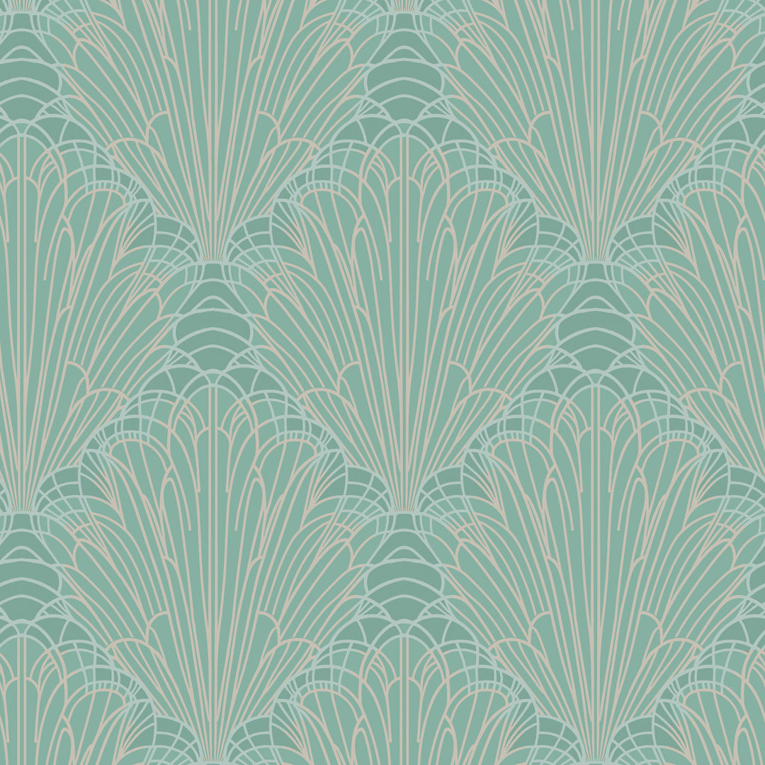 Splash - Caribbean Green Wallpaper