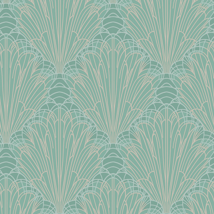 Splash - Caribbean Green Wallpaper