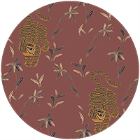 Stalking Tiger - Cocoa Jungle Wallpaper