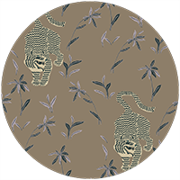 Stalking Tiger - Cocoa Jungle Wallpaper