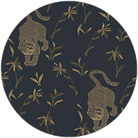 Stalking Tiger - Cocoa Jungle Wallpaper