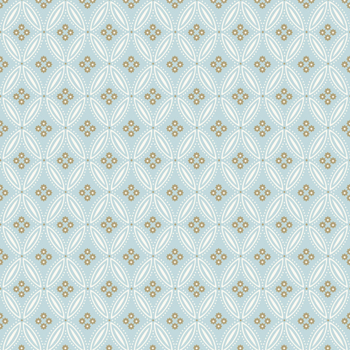 Stone Lace - Champagne Blue Wallpaper