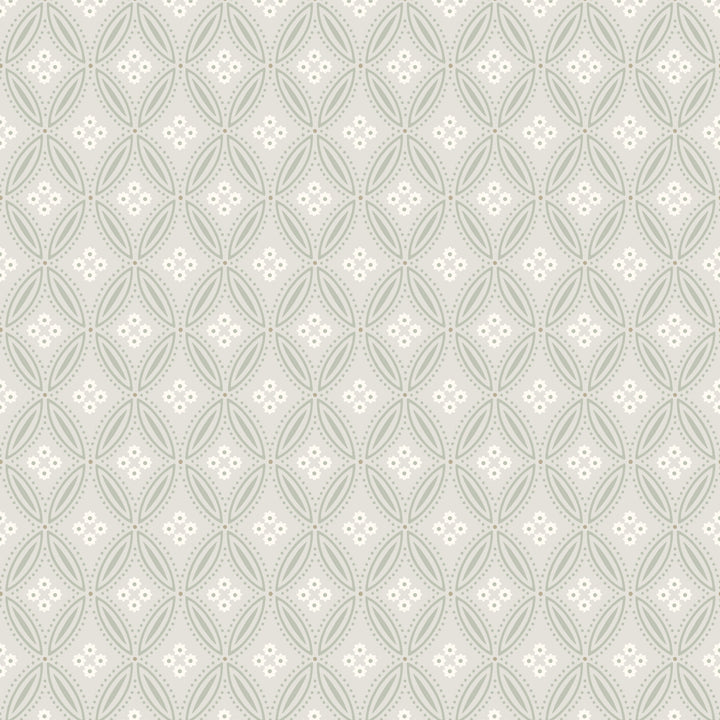 Stone Lace - Pale Gray Wallpaper