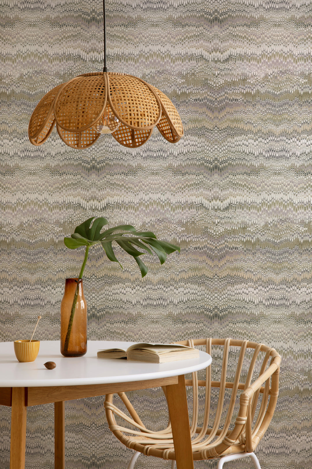 Stonewashed -Sage Taupe Wallpaper