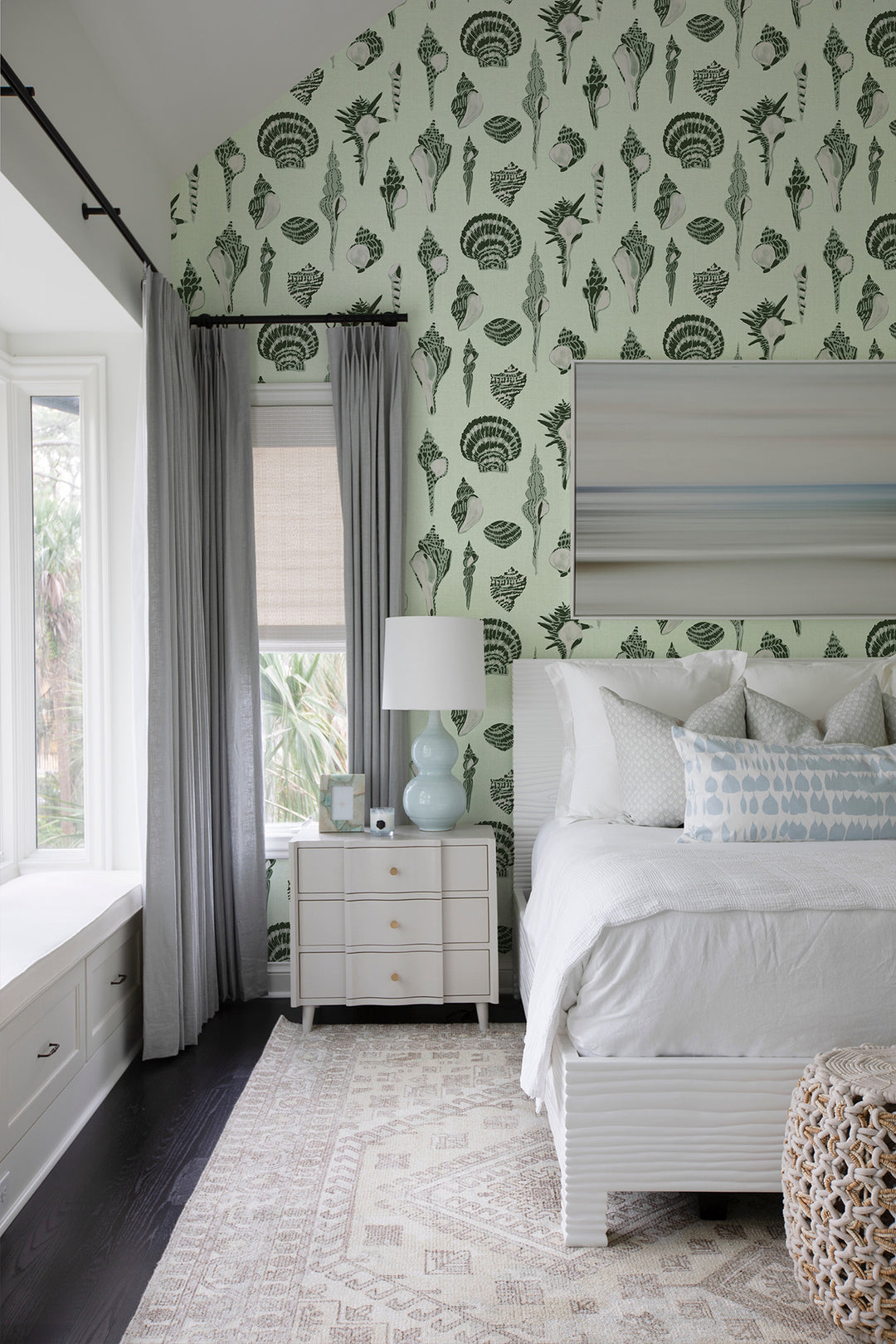Sullivan’s Island Shells - Marsh Breeze Green by Megan Molton