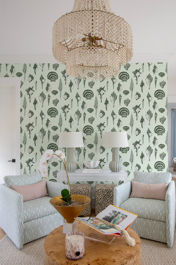 Sullivan’s Island Shells - Marsh Breeze Green by Megan Molton
