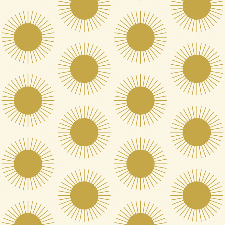 Sunburst - Harvest Gold Wallpaper