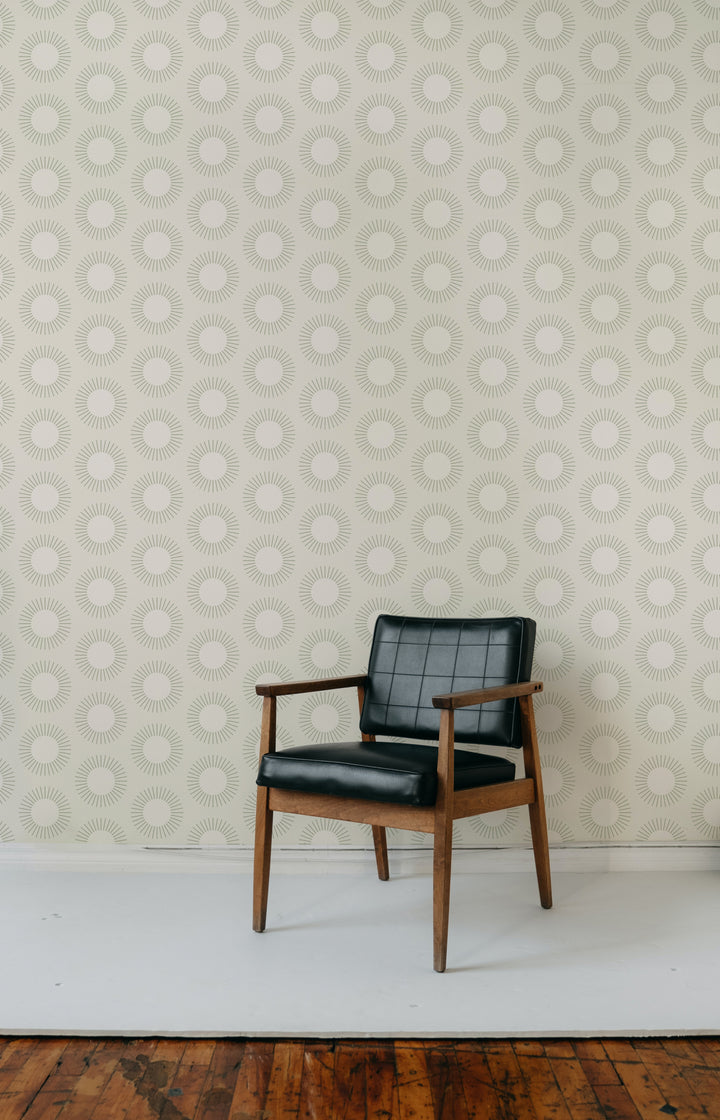Sunburst - Linen Wallpaper
