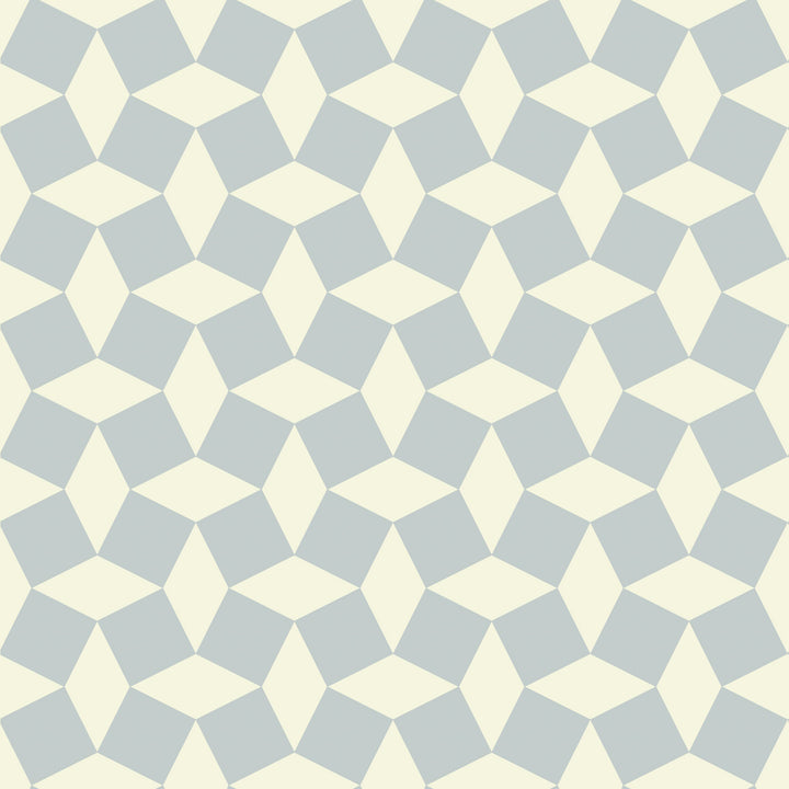 Tailored Check - Pale Mineral Blue Wallpaper