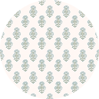 Talelayo - Blue and Black Floral Wallpaper by August Table