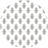 Talelayo - Blue and Black Floral Wallpaper by August Table