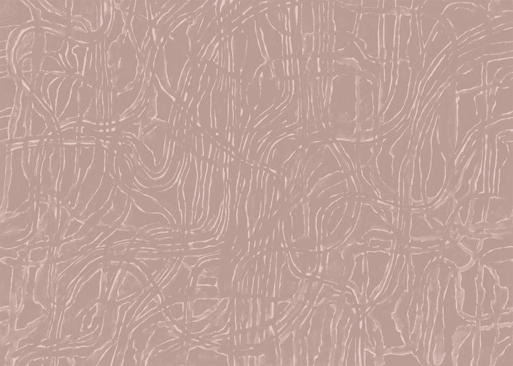 Tangle Wall Mural - Blush