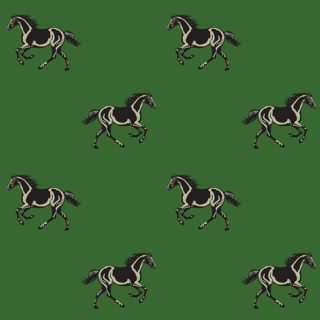 Thoroughbred - Emerald Green Wallpaper