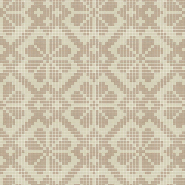 Villa Mosaic - Washed Terracotta Wallpaper