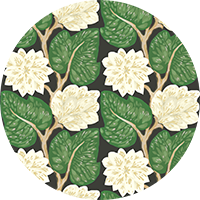 Vintage Vines - Porcelain White Floral Wallpaper by Bohemian Bungalow