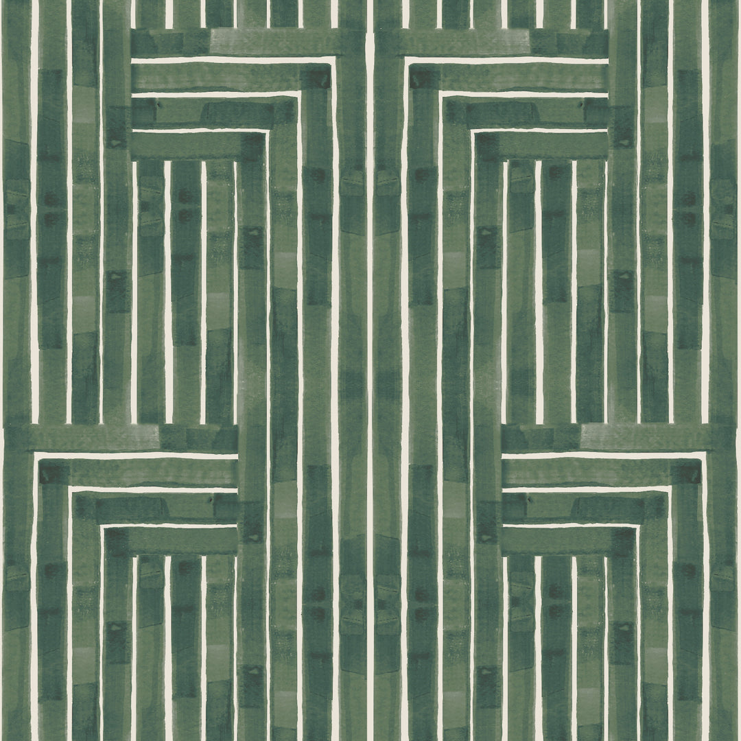 Chiseled -  Emerald Wallpaper