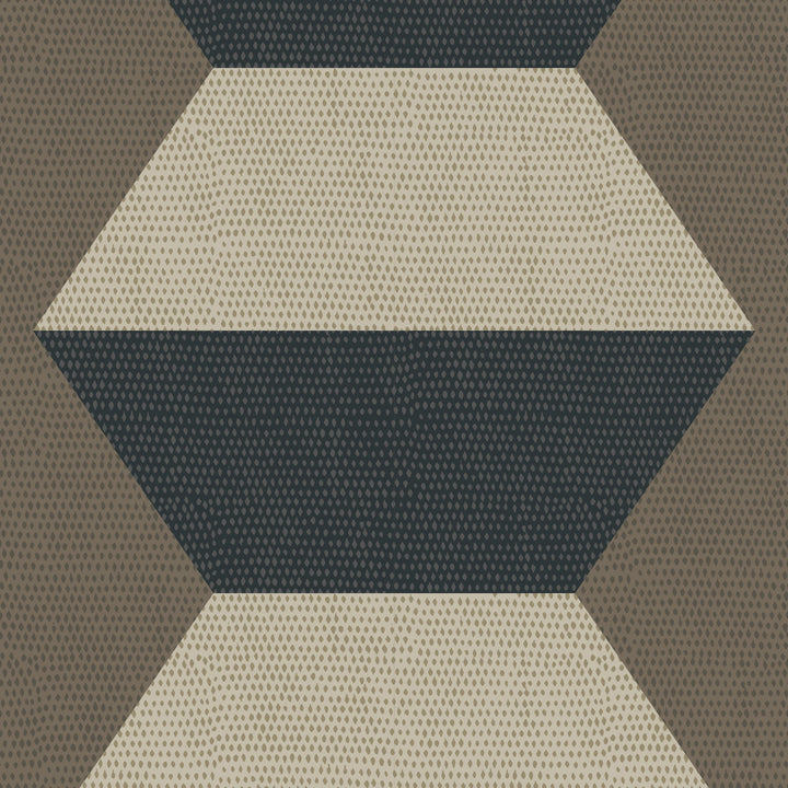 Infinity Blocks - Coconut Husk Wallpaper
