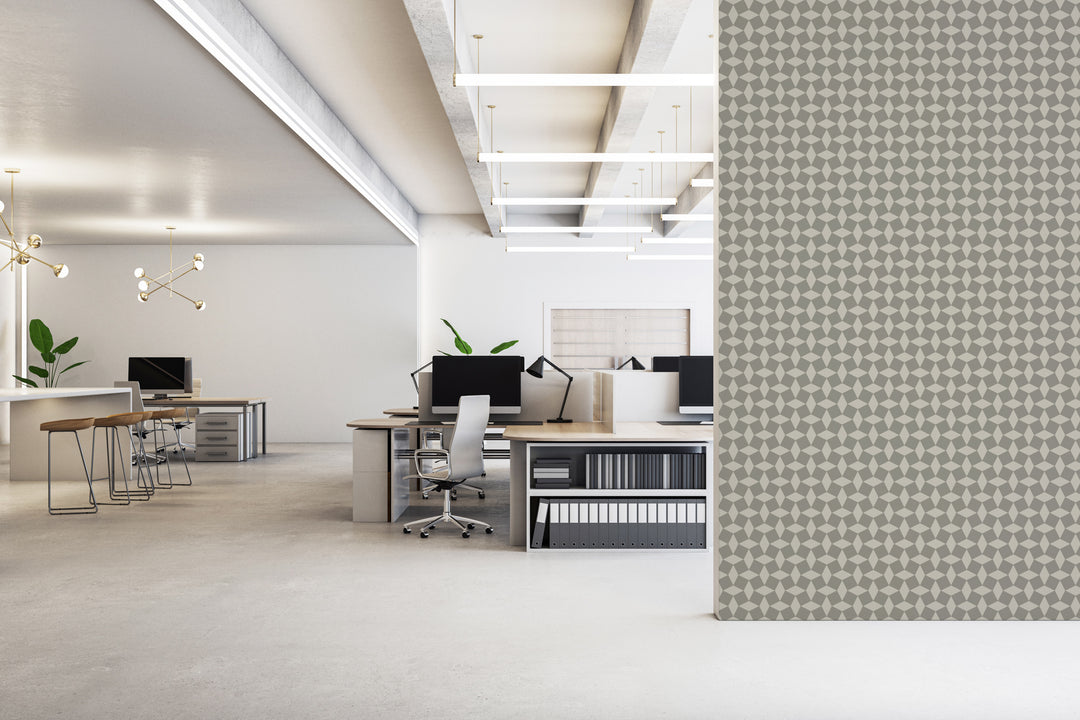 Tailored Check - Walnut Wallpaper