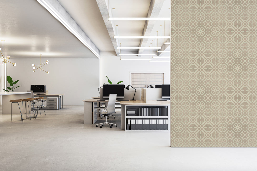 Villa Mosaic - Washed Terracotta Wallpaper